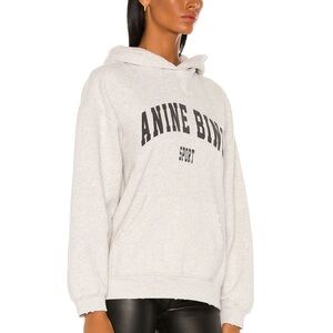 Anine Bing Harvey Gray Hoodie Sweatshirt XXS
